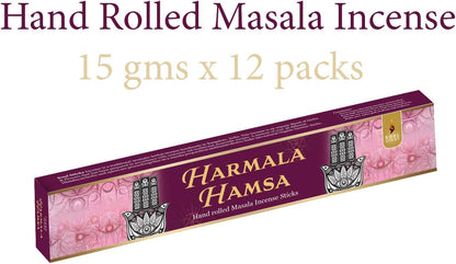 Soul Sticks Harmala Hamsa Masala Incense Sticks - 15 g (12 Pack)