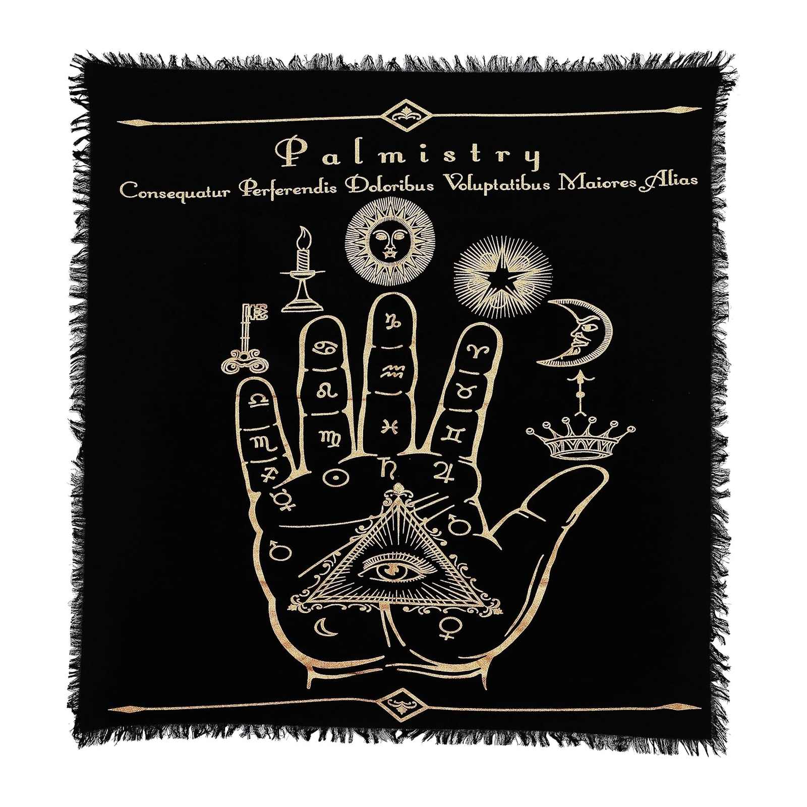 Hand Altar Cloth on a white background