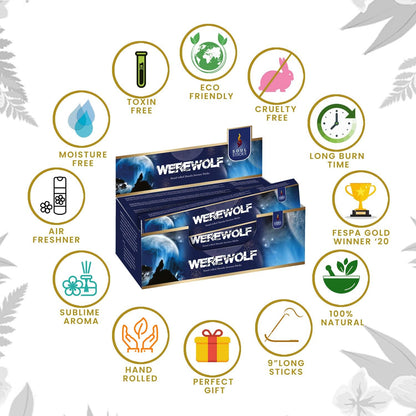 Soul Sticks Werewolf Masala Incense Sticks - 15 g (12 Pack)