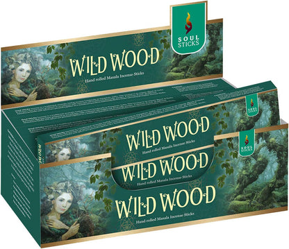 Soul Sticks Wildwood Masala Incense Sticks - 15 g (12 Pack)