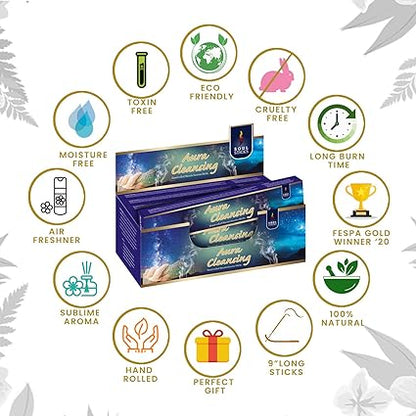 Soul Sticks Aura Cleansing Masala Incense Sticks - 15 g (12 Pack)