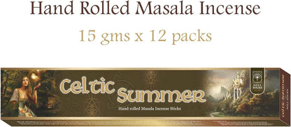 Soul Sticks Celtic Summer Masala Incense Sticks - 15 g (12 Pack)