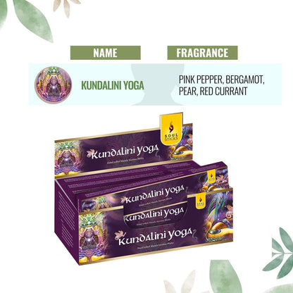 Soul Sticks Kundalini Yoga Masala Incense Sticks - 15 g (12 Pack)