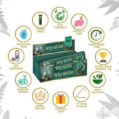 Soul Sticks Wildwood Masala Incense Sticks - 15 g (12 Pack)