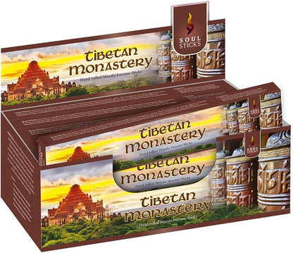 Soul Sticks Tibetan Monastery Masala Incense Sticks - 15 g (12 Pack)