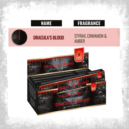Soul Sticks Dracula's Blood Masala Incense Sticks - 15 g (12 Pack)