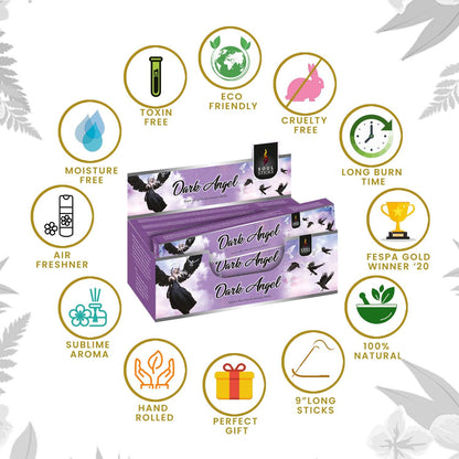 Soul Sticks Dark Angel Masala Incense Sticks - 15 g (12 Pack)