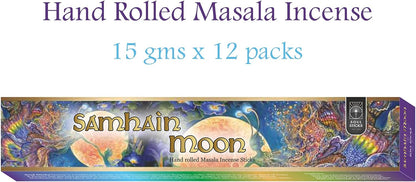 Soul Sticks Samhain Moon Masala Incense Sticks - 15 g (12 Pack)