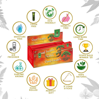 Soul Sticks Good Health Masala Incense Sticks - 15 g (12 Pack)