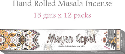 Soul Sticks Mayan Copal Masala Incense Sticks - 15 g (12 Pack)