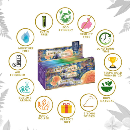 Soul Sticks Samhain Moon Masala Incense Sticks - 15 g (12 Pack)