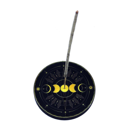 Decorative incense and oil burner for home, ritual, or spiritual practice.