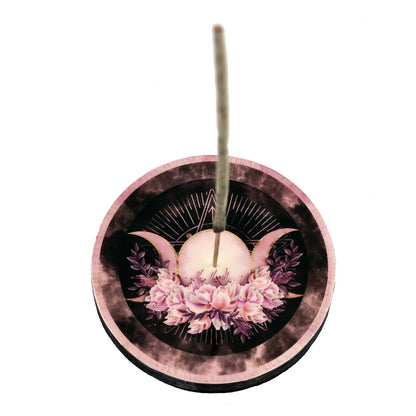 Decorative incense and oil burner for home, ritual, or spiritual practice.