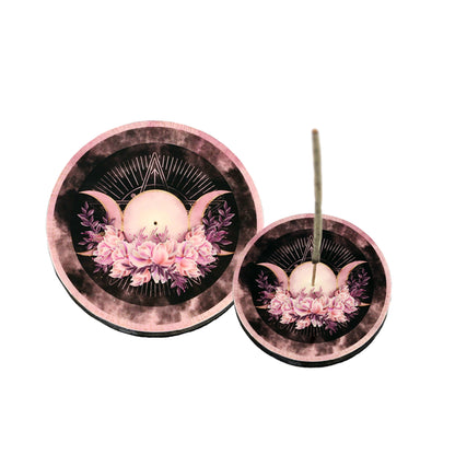 Decorative incense and oil burner for home, ritual, or spiritual practice.