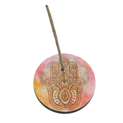 Decorative incense and oil burner for home, ritual, or spiritual practice.