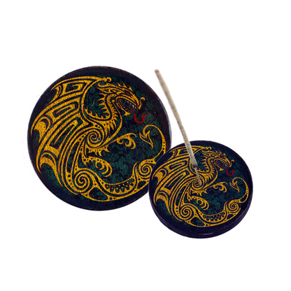 Decorative incense and oil burner for home, ritual, or spiritual practice.