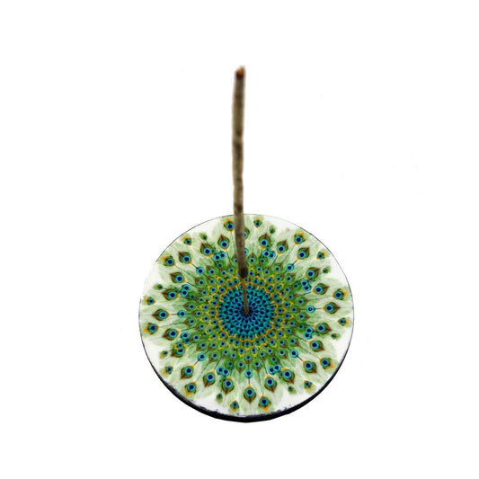 Decorative incense and oil burner for home, ritual, or spiritual practice.