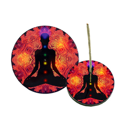 Decorative incense and oil burner for home, ritual, or spiritual practice.