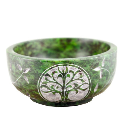Decorative smudge bowl for spiritual rituals, home purification, and sacred space creation.