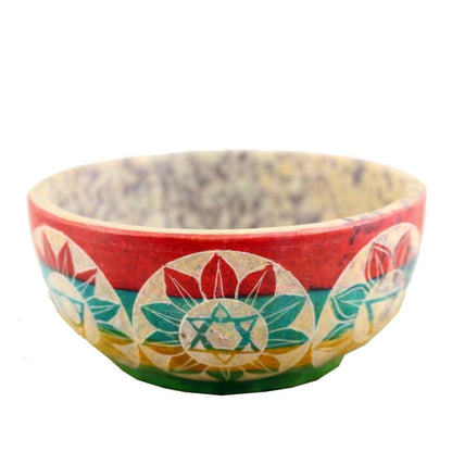 Decorative smudge bowl for spiritual rituals, home purification, and sacred space creation.
