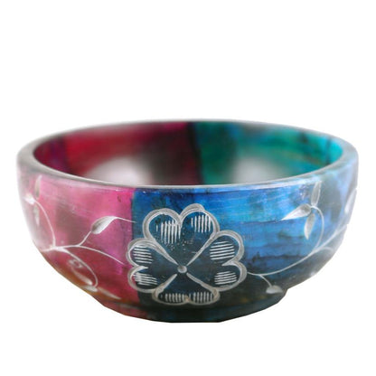 Decorative smudge bowl for spiritual rituals, home purification, and sacred space creation.