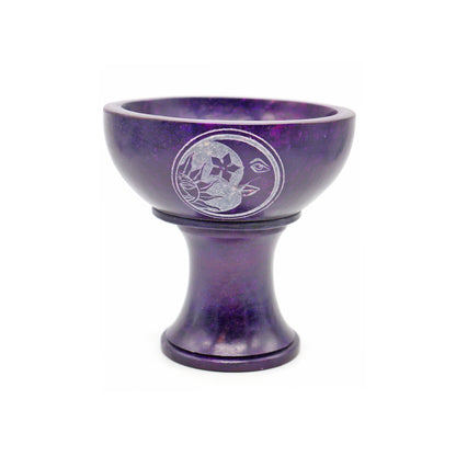 Handmade smudge bowl for burning sage, incense, and herbal blends during rituals.
