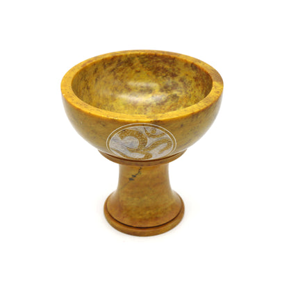 Handmade smudge bowl for burning sage, incense, and herbal blends during rituals.