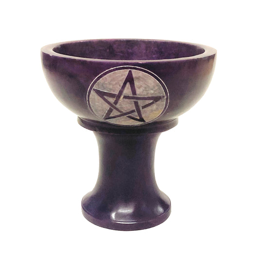 Handmade smudge bowl for burning sage, incense, and herbal blends during rituals.