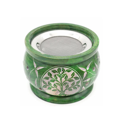 Decorative ritual burner for aromatherapy, spiritual cleansing, and sacred space use