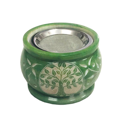 Decorative ritual burner for aromatherapy, spiritual cleansing, and sacred space use