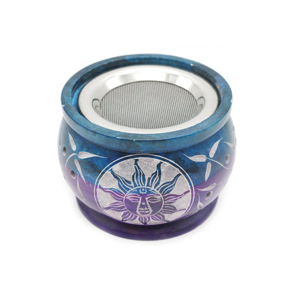 Decorative ritual burner for aromatherapy, spiritual cleansing, and sacred space use