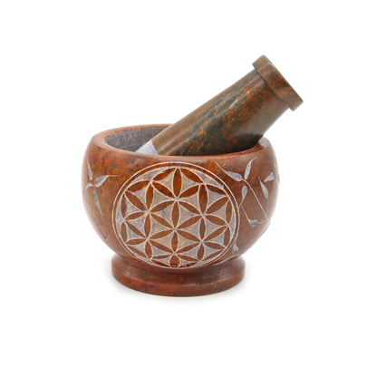 Decorative smudge bowl for spiritual rituals, home purification, and sacred space creation.