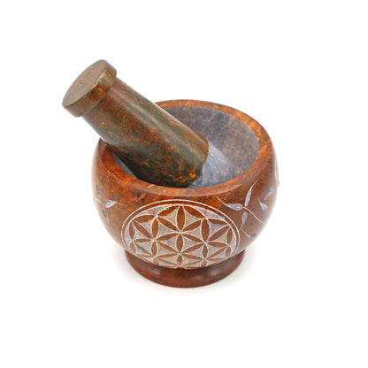 Decorative smudge bowl for spiritual rituals, home purification, and sacred space creation.