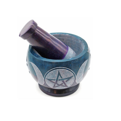 Decorative smudge bowl for spiritual rituals, home purification, and sacred space creation.