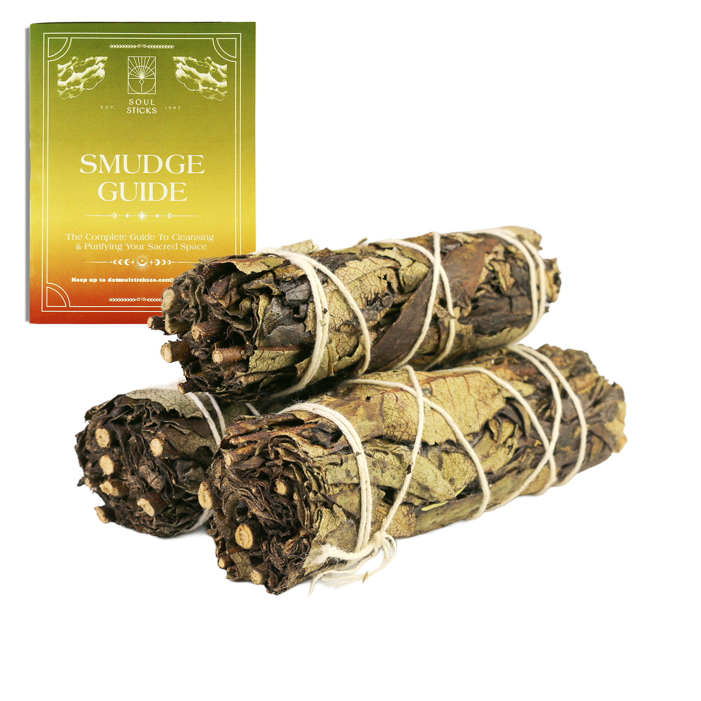 Black Sage Smudge Sticks with Smudge Guide (3 PK)