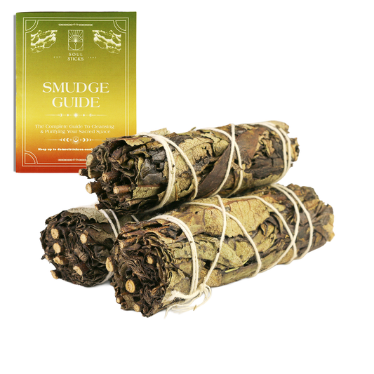 Black Sage Smudge Sticks with Smudge Guide (3 PK)