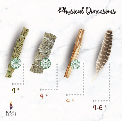 Blue Sage Smudge Kit with Guide