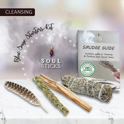 Blue Sage Smudge Kit with Guide