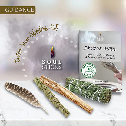 Cedar Sage Smudge Kit with Guide
