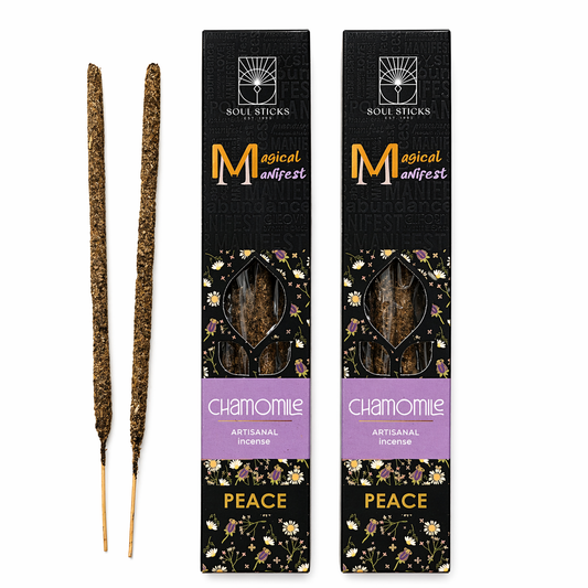 Magical Manifest Peace Artisanal Incense Sticks Duo Pack - Chamomile