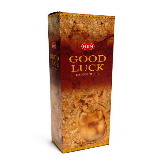 HEM Good Luck Incense Sticks - Hand-Rolled in India, 120 Count