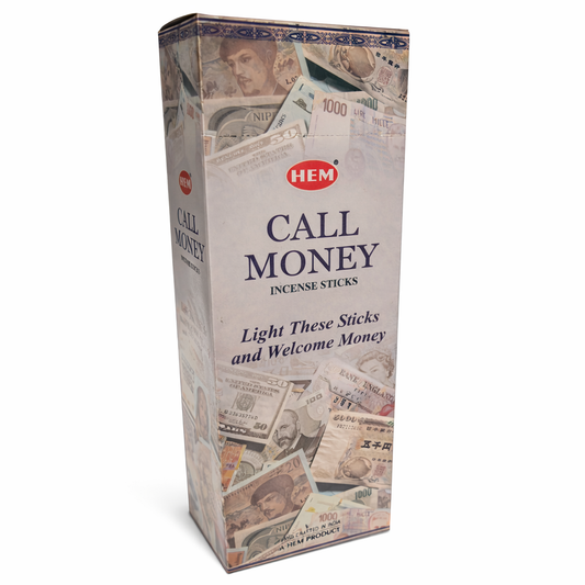 HEM Call Money Square Incense Sticks - Hand-Rolled in India, 120 Count