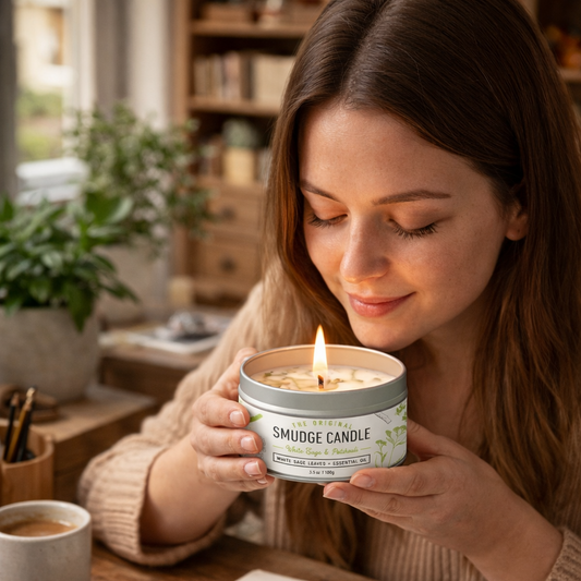 Soul Sticks White Sage & Patchouli Smudge Candle - 3.5 oz