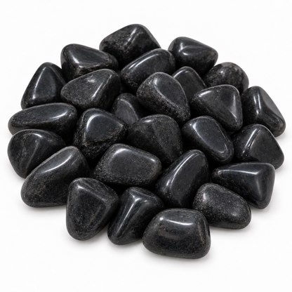 Black Obsidian Tumbled Crystal Stones for Protection Grounding Strength and Energy Cleansing
