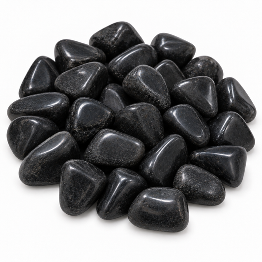 Black Obsidian Tumbled Crystal Stones for Protection Grounding Strength and Energy Cleansing