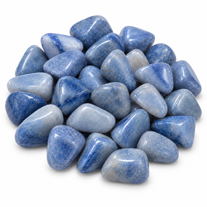 Blue Aventurine Tumbled Crystal Stones for Calm Focus Confidence and Inner Peace