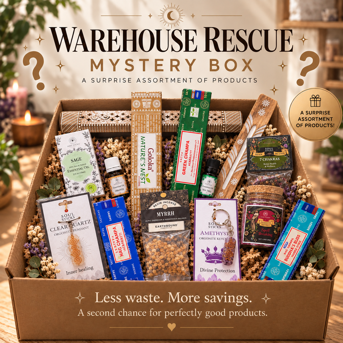 Warehouse Rescue Mystery Box – Imperfect Packaging, Big Savings