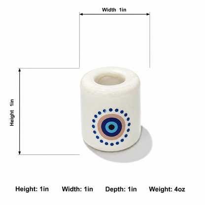Ceramic Candle Holder Evil Eye Variety Pack of 5