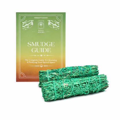 Patchouli Scented Blue Sage Smudge Sticks Duo