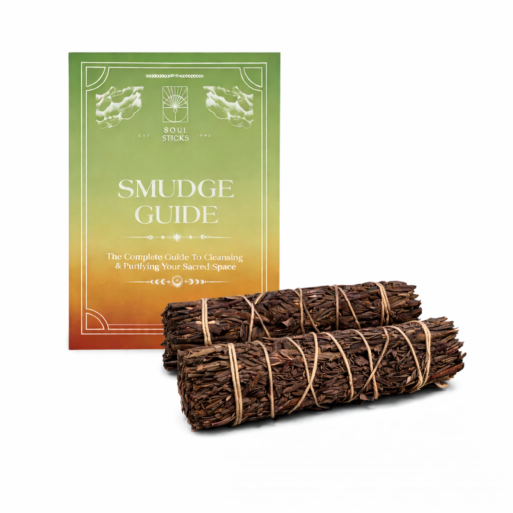 Palo Santo Scented Sage Smudge Sticks Duo with Smudge Guide
